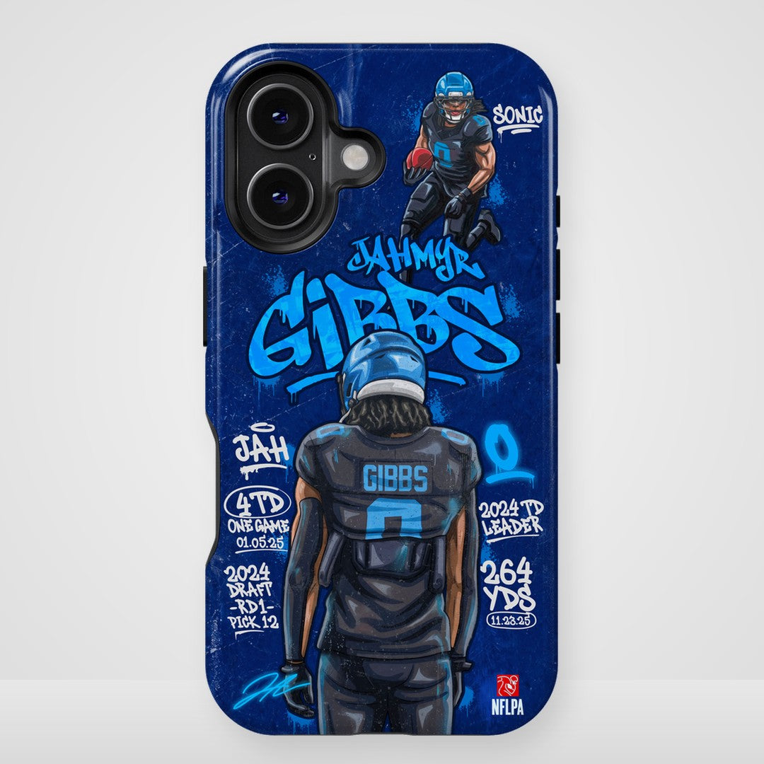 Jahmyr Gibbs NFLPA Graffiti 27 phone case