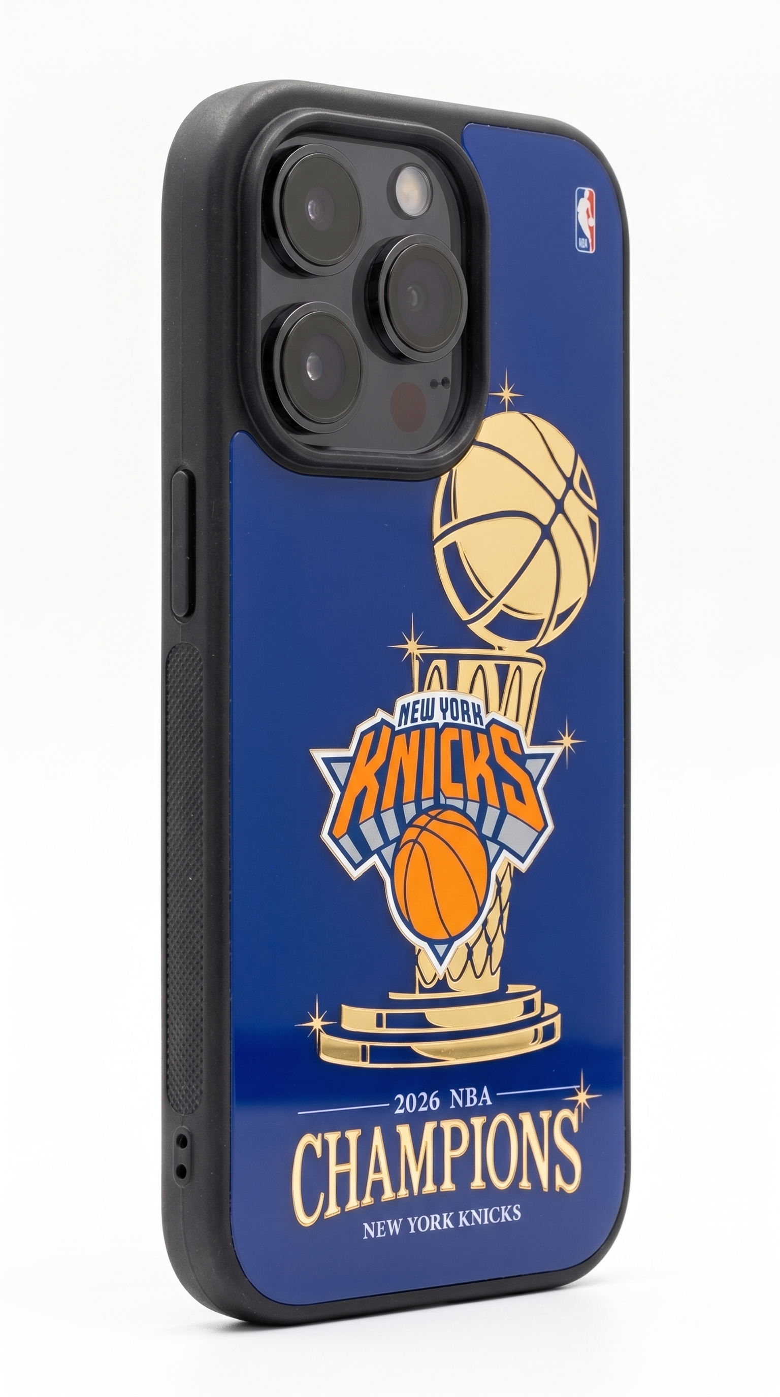 New York Knicks | Gold Acrylic Case – NBA Championship Case (Ships June 23rd)