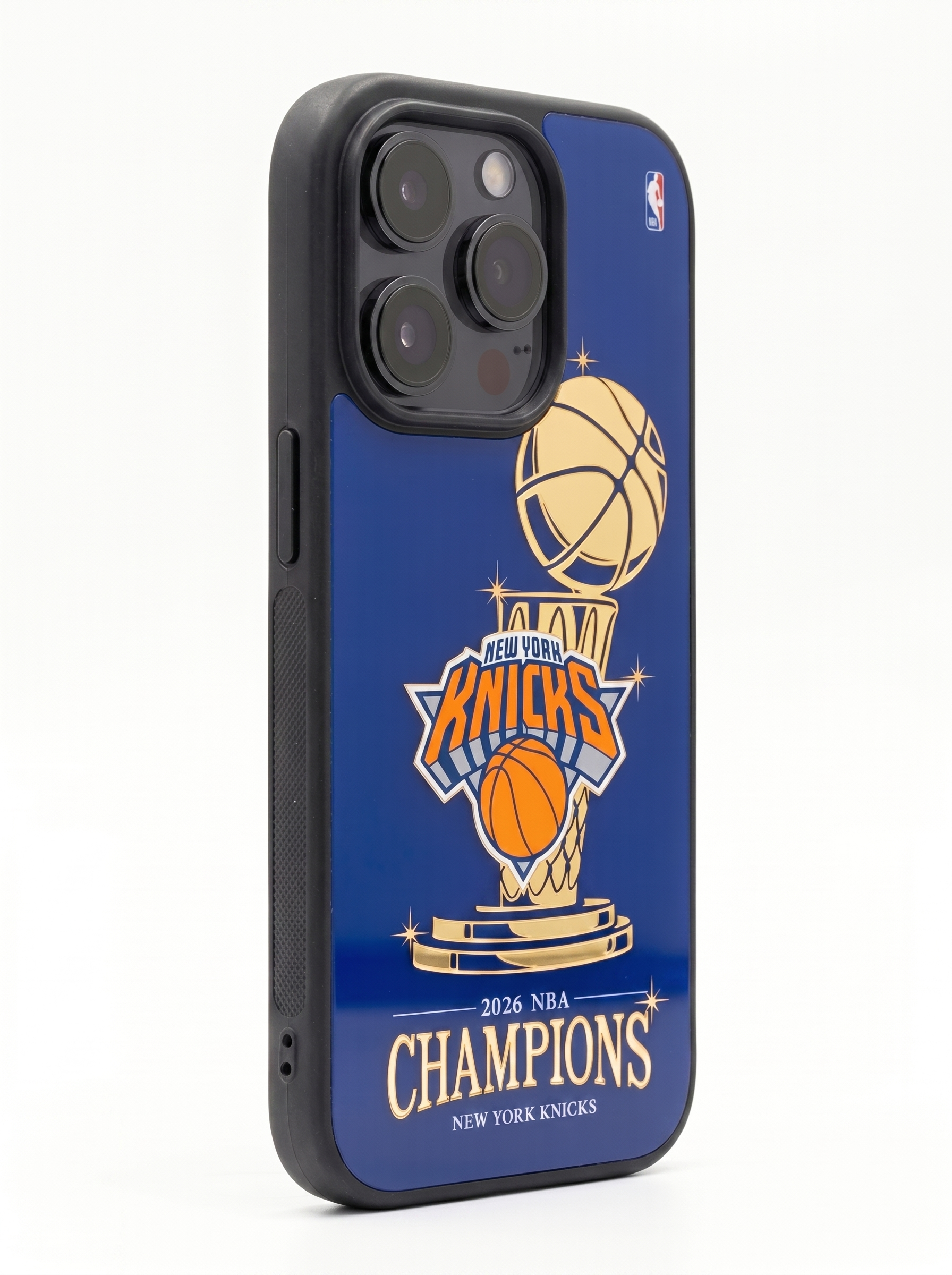 New York Knicks | Gold Acrylic Case – NBA Championship Case (Ships June 23rd)