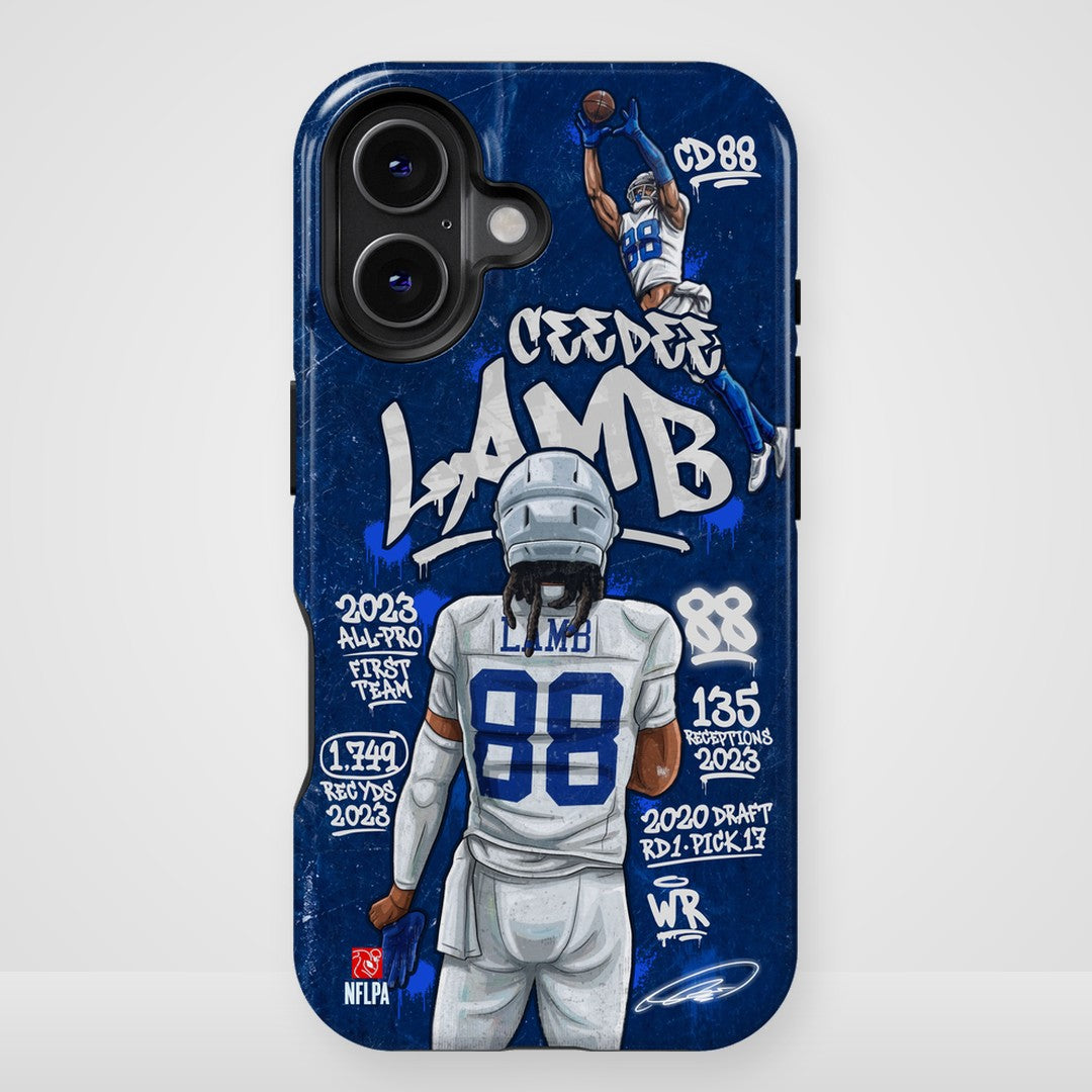 CeeDee Lamb NFLPA Graffiti 27 phone case