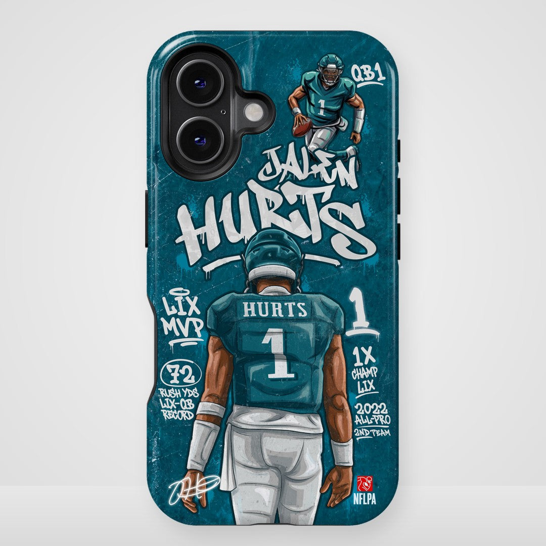 Jalen Hurts NFLPA Graffiti 27 phone case