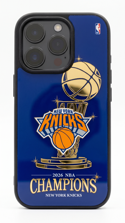 New York Knicks | Gold Acrylic Case – NBA Championship Case (Ships June 23rd)
