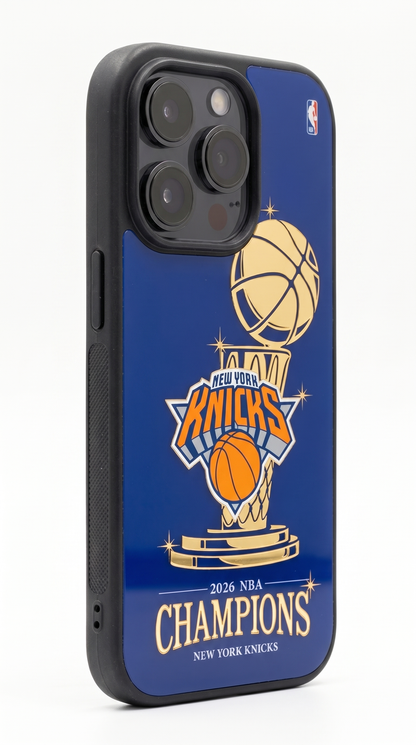 New York Knicks | Gold Acrylic Case – NBA Championship Case (Ships June 23rd)