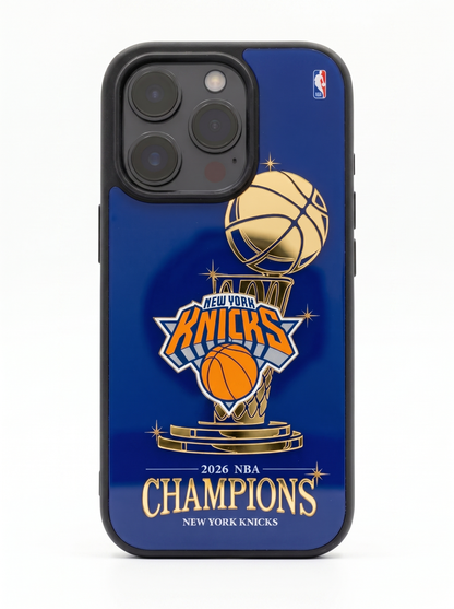 New York Knicks | Gold Acrylic Case – NBA Championship Case (Ships June 29)