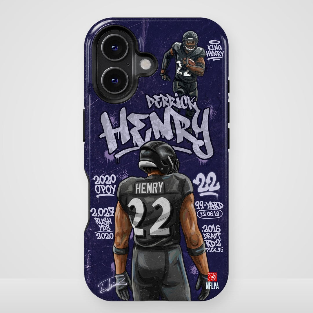 Derrick Henry NFLPA Graffiti 27 phone case