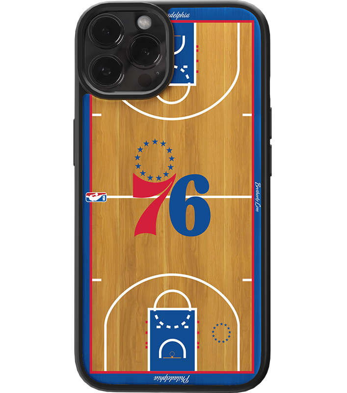 Philadelphia 76ers - NBA Authentic Wood Case